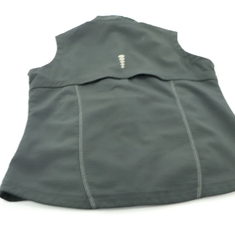 Nike Sphere Pro Womens Black‎ Blue Full Zip Running Vest H40307QVE Medium